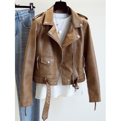 Veste cuir camel femme zara hot sale